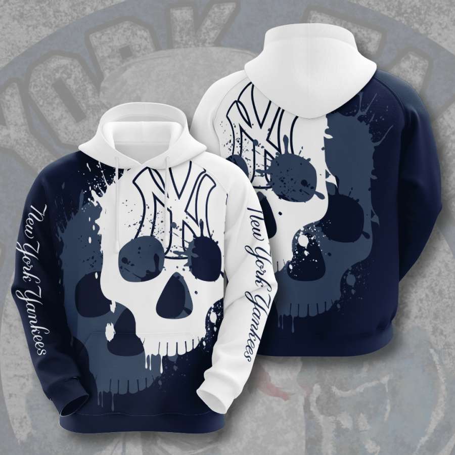 New York Yankees Custom Hoodie 3D 1 New York Yankees Custom Hoodie 3D