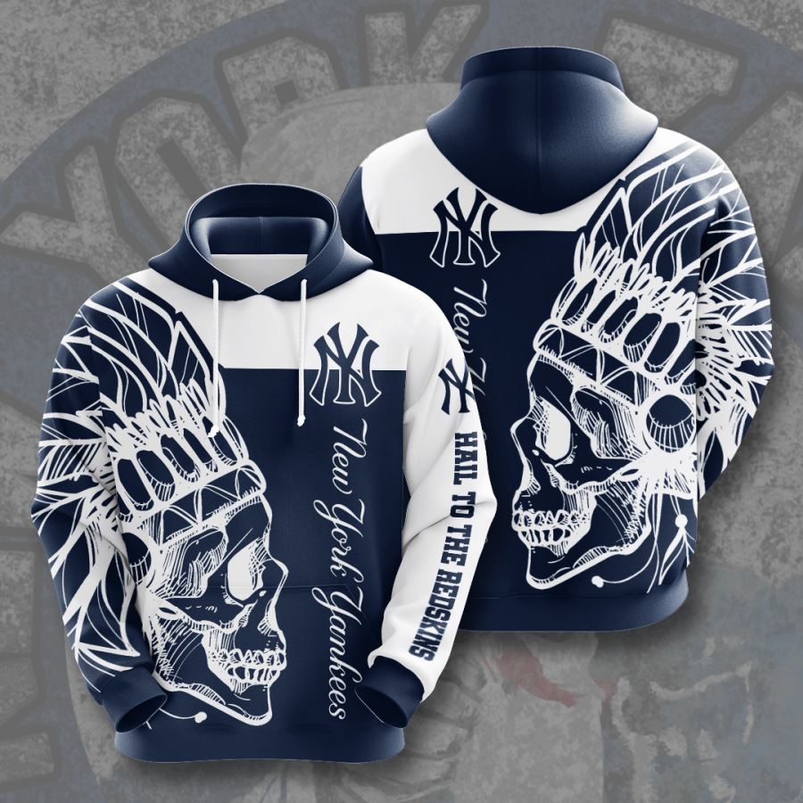 New York Yankees Custom Hoodie 3D 4 New York Yankees Custom Hoodie 3D