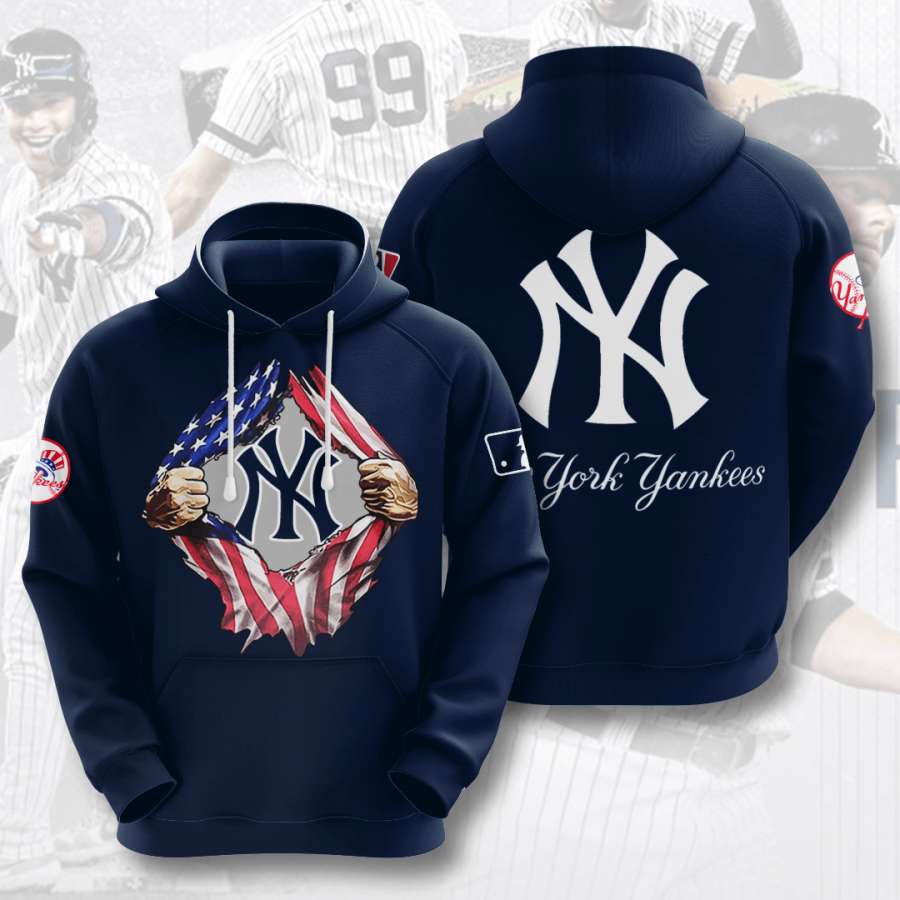 New York Yankees Custom Hoodie 3D 3 New York Yankees Custom Hoodie 3D