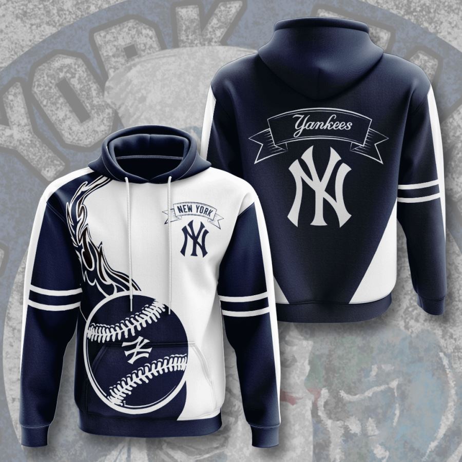 New York Yankees Custom Hoodie 3D