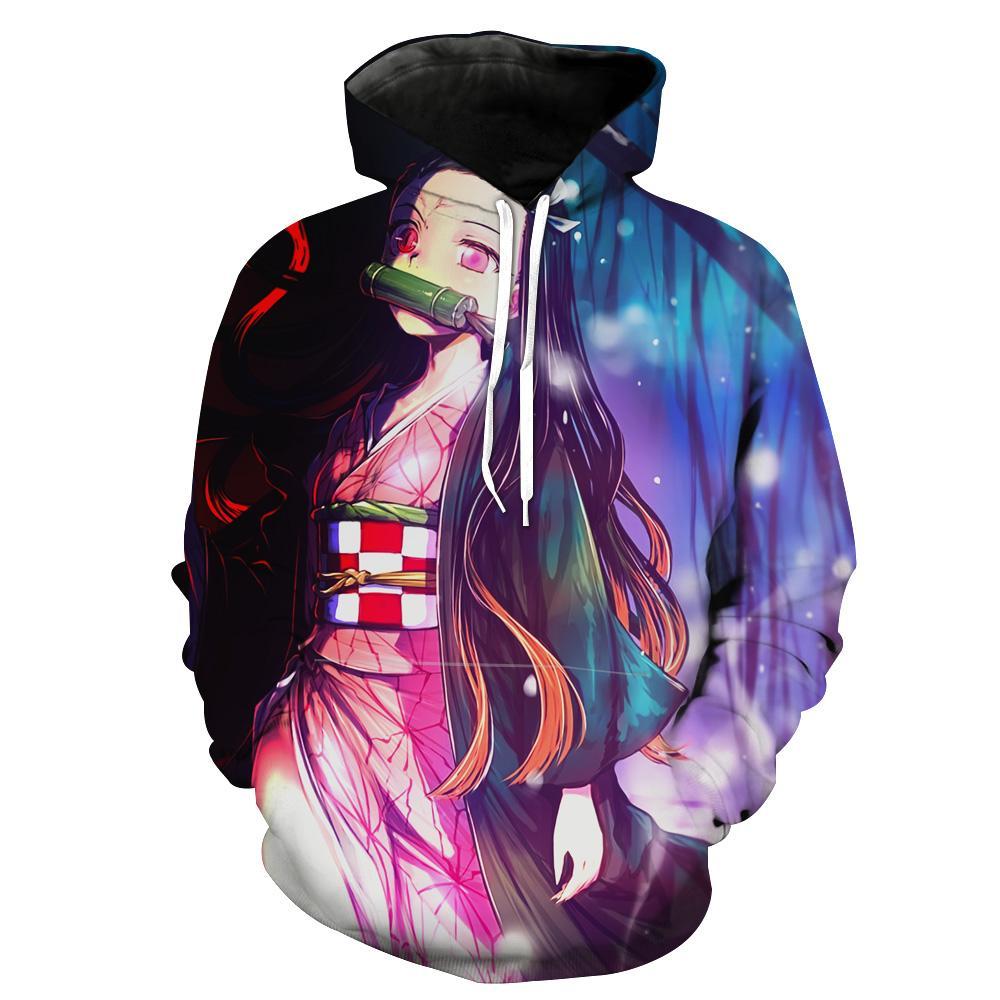 Nezuko Demon Nezuko Demon Slayer Hoodie 3D 2 Nezuko Demon Nezuko Demon Slayer Hoodie 3D