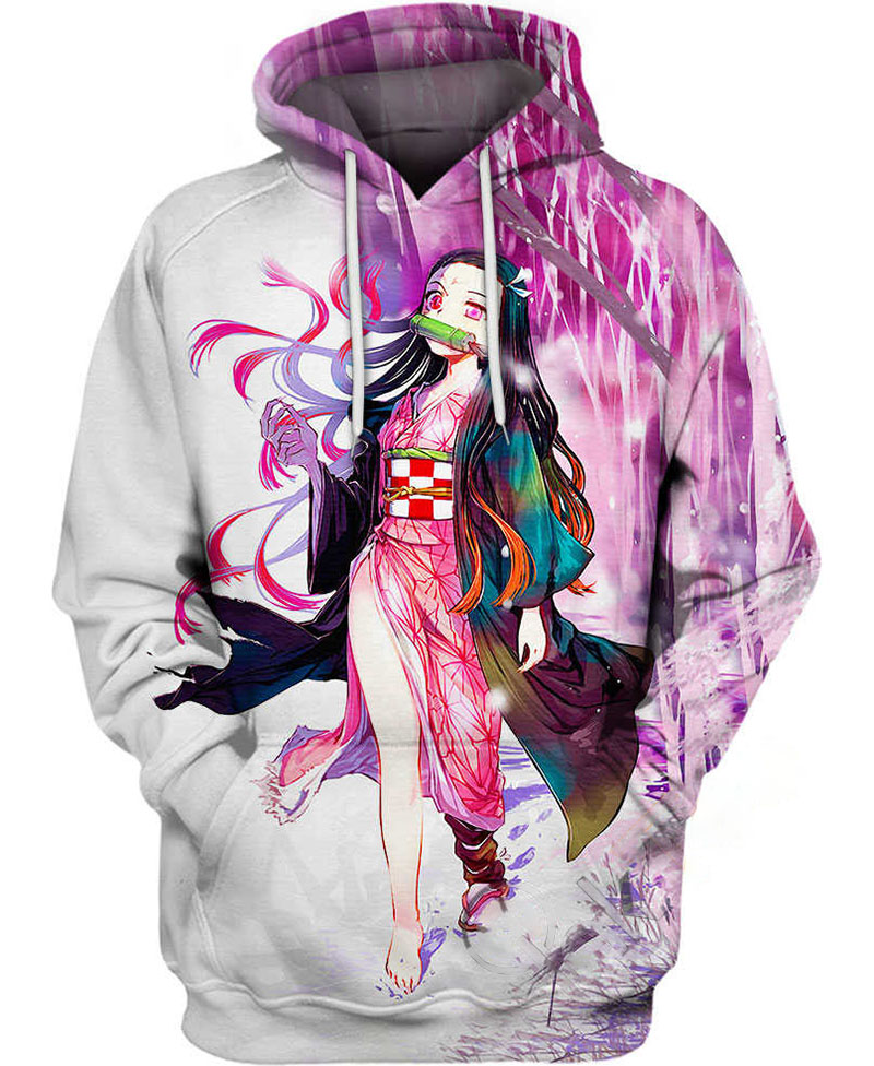 Nezuko Kamado Queen Hoodie 3D 11 Nezuko Kamado Queen Hoodie 3D