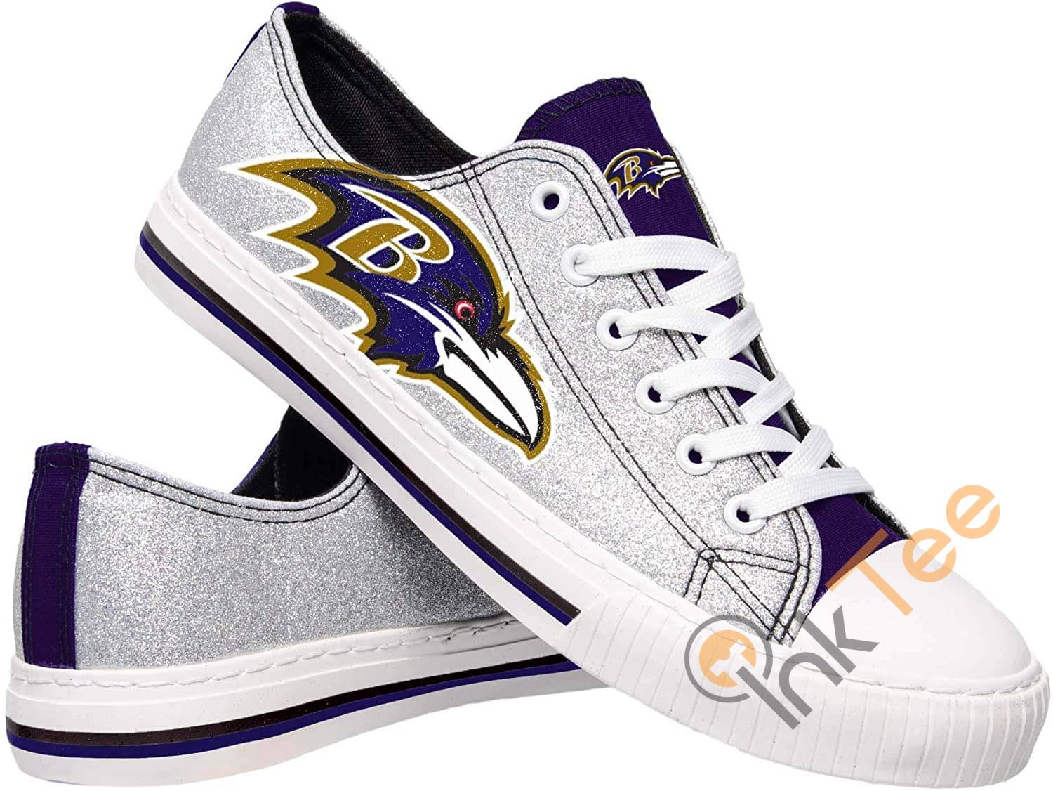 Nfl Baltimore Ravens Team Low Top Shoes