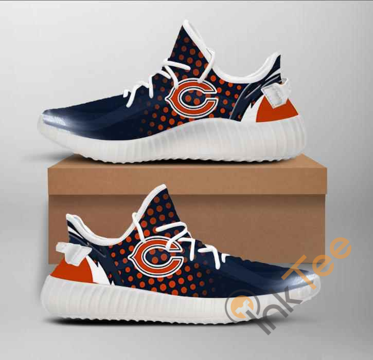 Nfl Chicago Bears Team Big Logo Yeezy Boost