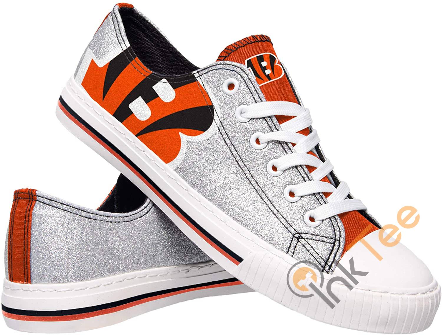 NFL Cincinnati Bengals Team Logo Low Top Shoes