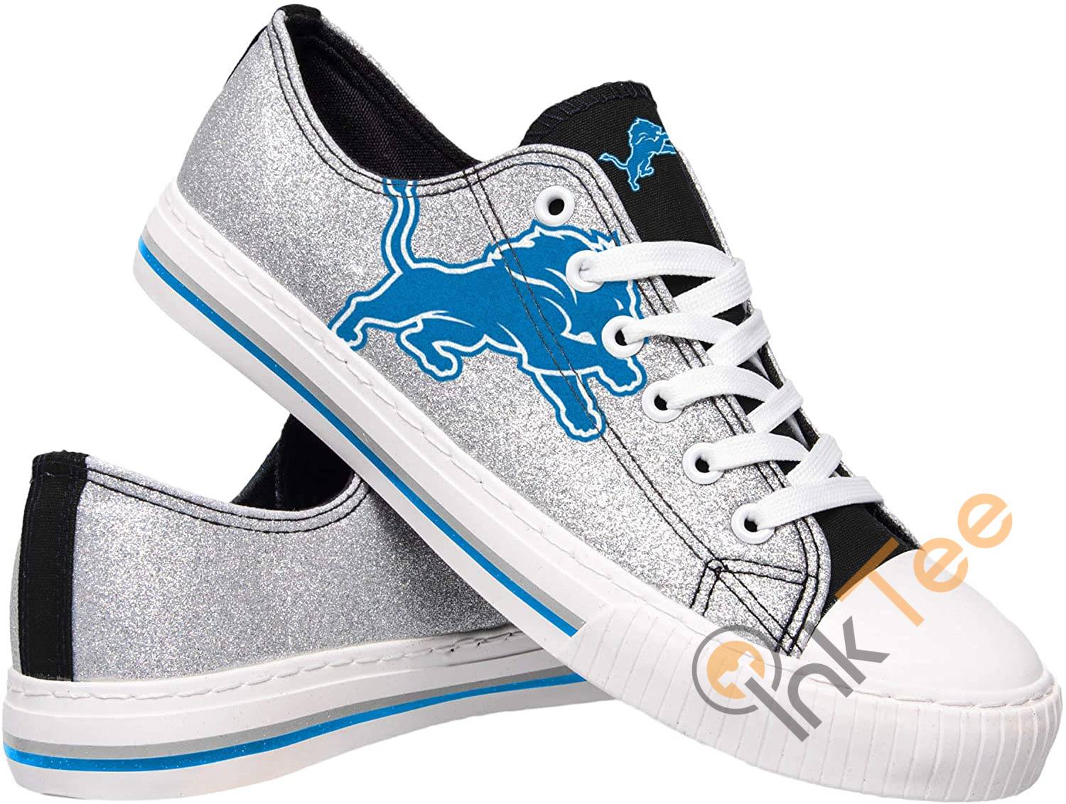 Nfl Detroit Lions Team Low Top Shoes