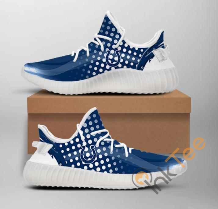 Nfl Indianapolis Colts Team Big Logo Yeezy Boost 13 Nfl Indianapolis Colts Team Big Logo Yeezy Boost