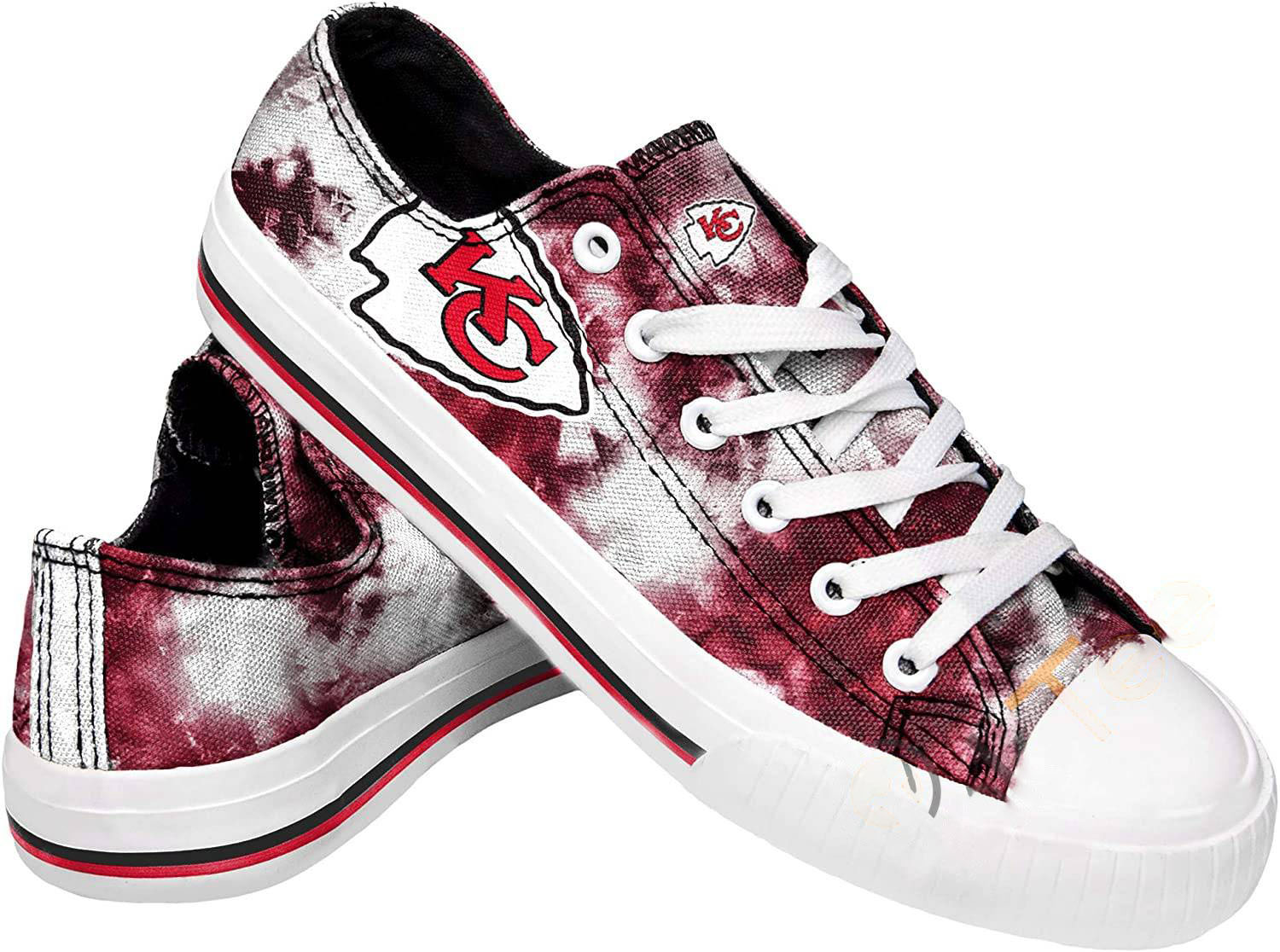 Nfl Kansas City Chiefs Team Logo Low Top Shoes