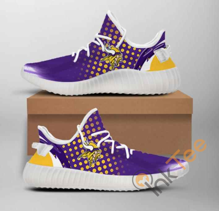 Nfl Minnesota Vikings Team Big Logo Yeezy Boost 5 Nfl Minnesota Vikings Team Big Logo Yeezy Boost