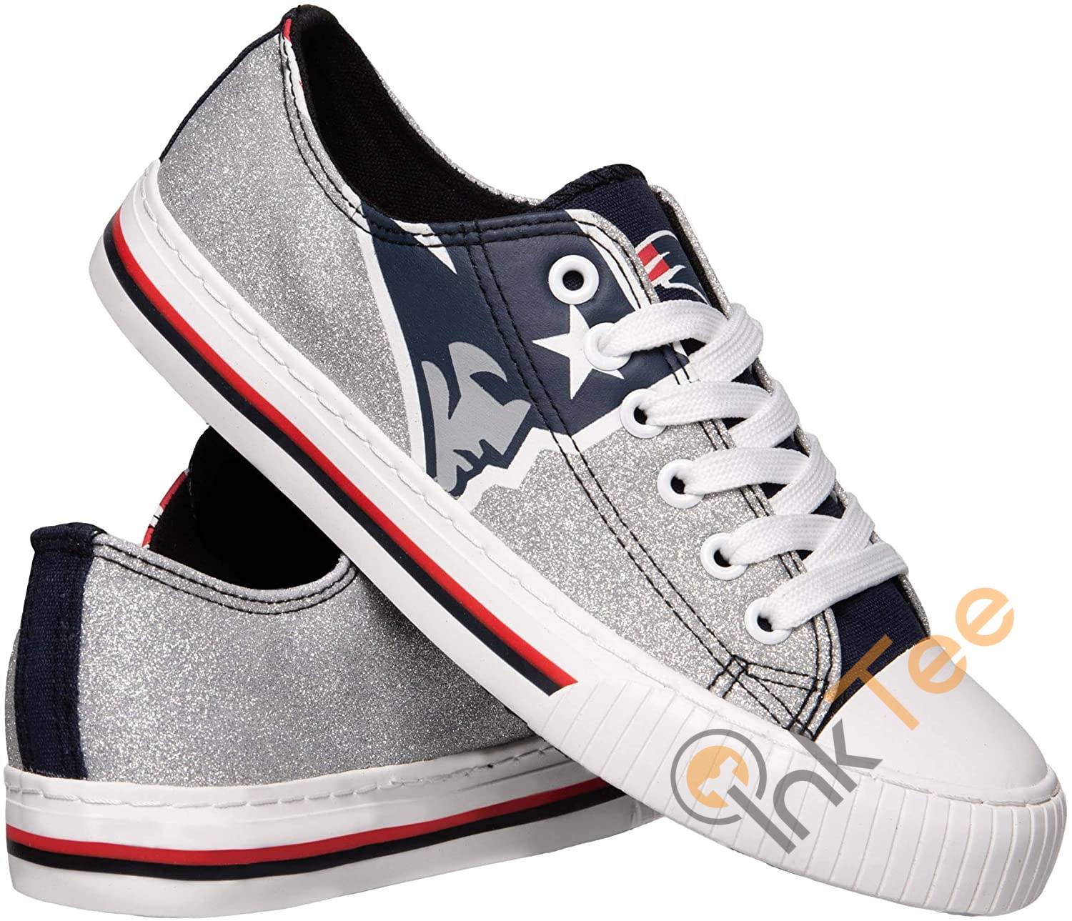 Nfl New England Patriots Team Low Top Shoes