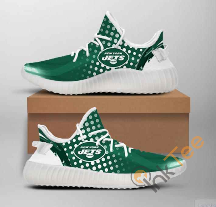 Nfl New York Jets Team Big Logo Yeezy Boost