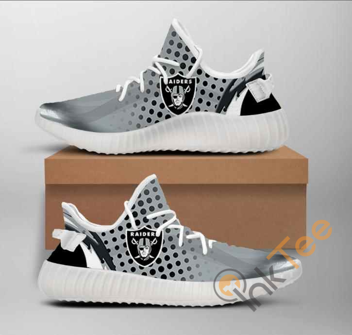 Nfl Oakland Raiders Team Big Logo Yeezy Boost 9 Nfl Oakland Raiders Team Big Logo Yeezy Boost