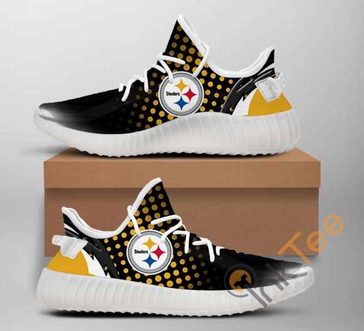 Nfl Pittsburgh Steelers Team Big Logo Yeezy Boost 8 Nfl Pittsburgh Steelers Team Big Logo Yeezy Boost