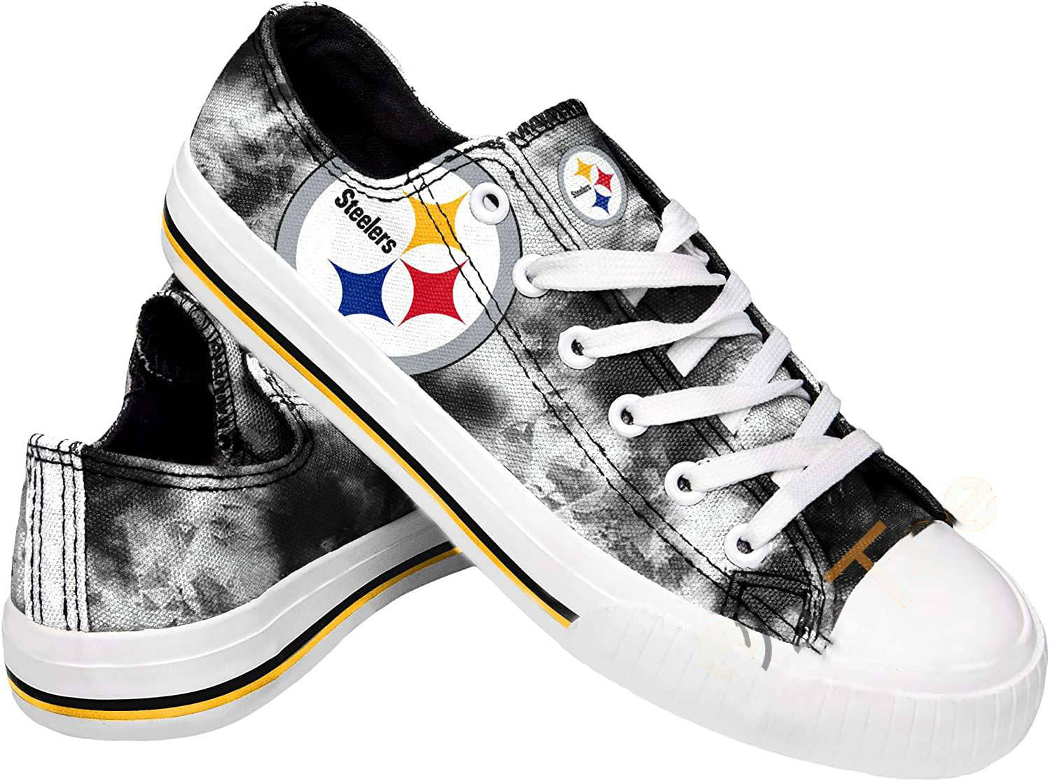 Nfl Pittsburgh Steelers Team Logo Low Top Shoes