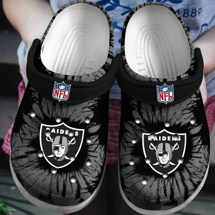 Nfl Raider Crocs Clog Shoes 2 Nfl Raider Crocs Clog Shoes
