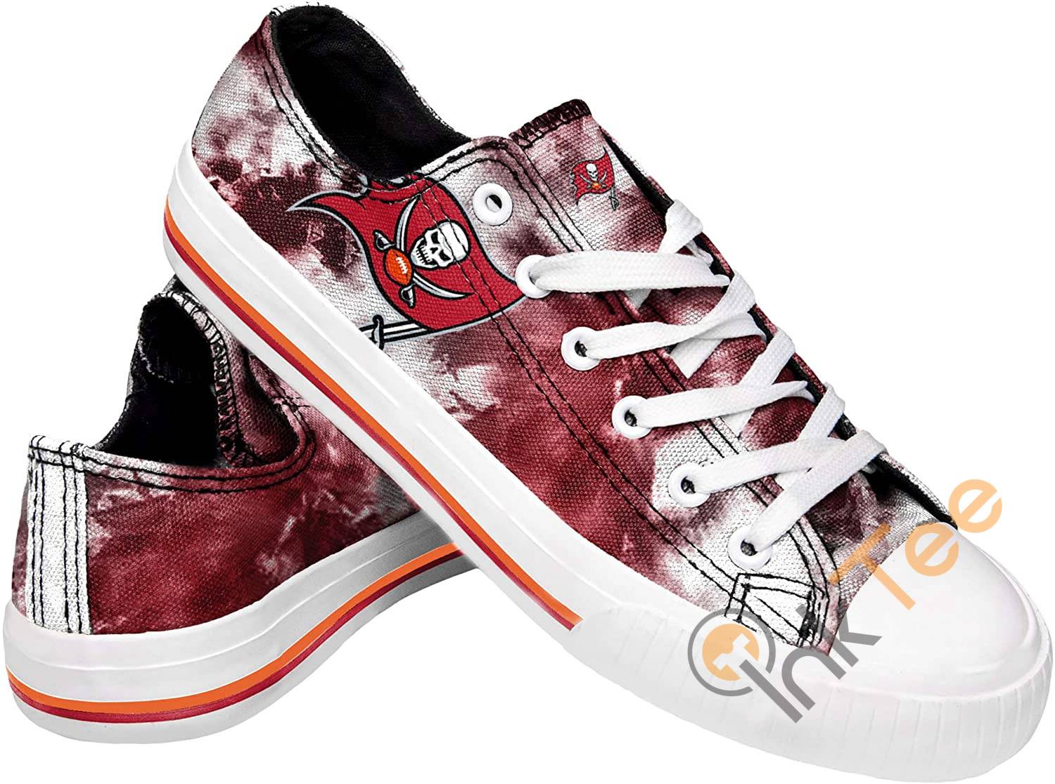 Nfl Tampa Bay Buccaneers Team Logo Low Top Shoes
