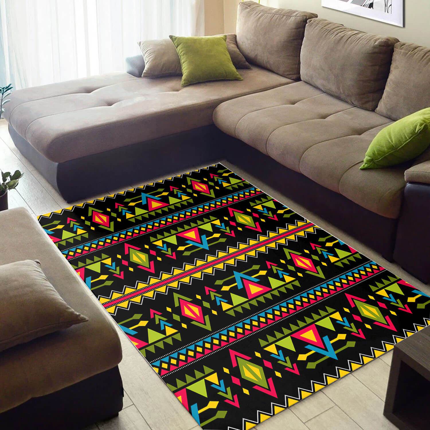 Nice African American Art Afrocentric Pattern Design Floor Carpet Themed Home Rug 3 Nice African American Art Afrocentric Pattern Design Floor Carpet Themed Home Rug
