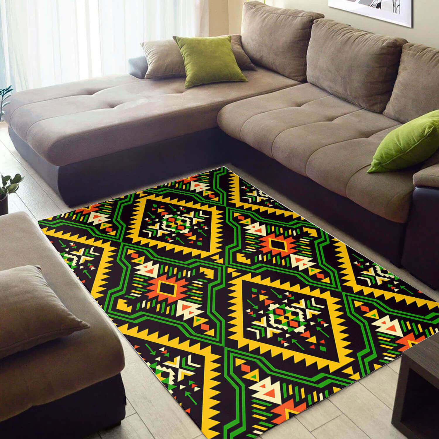 Nice African American Attractive Inspired Ethnic Seamless Pattern Style Floor Themed Home Rug 4 Nice African American Attractive Inspired Ethnic Seamless Pattern Style Floor Themed Home Rug