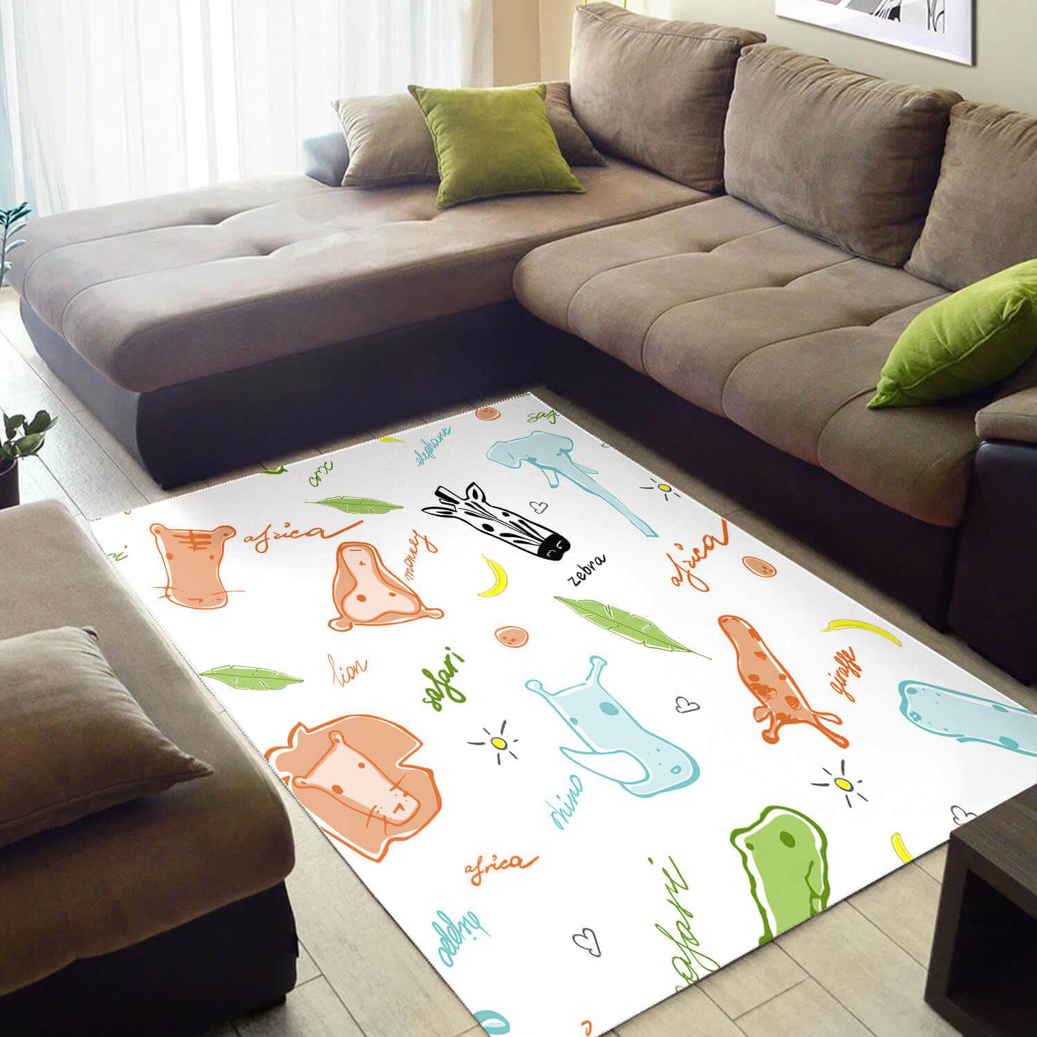 Nice African Awesome Print Afrocentric Art Style Floor Themed Home Rug 3 Nice African Awesome Print Afrocentric Art Style Floor Themed Home Rug