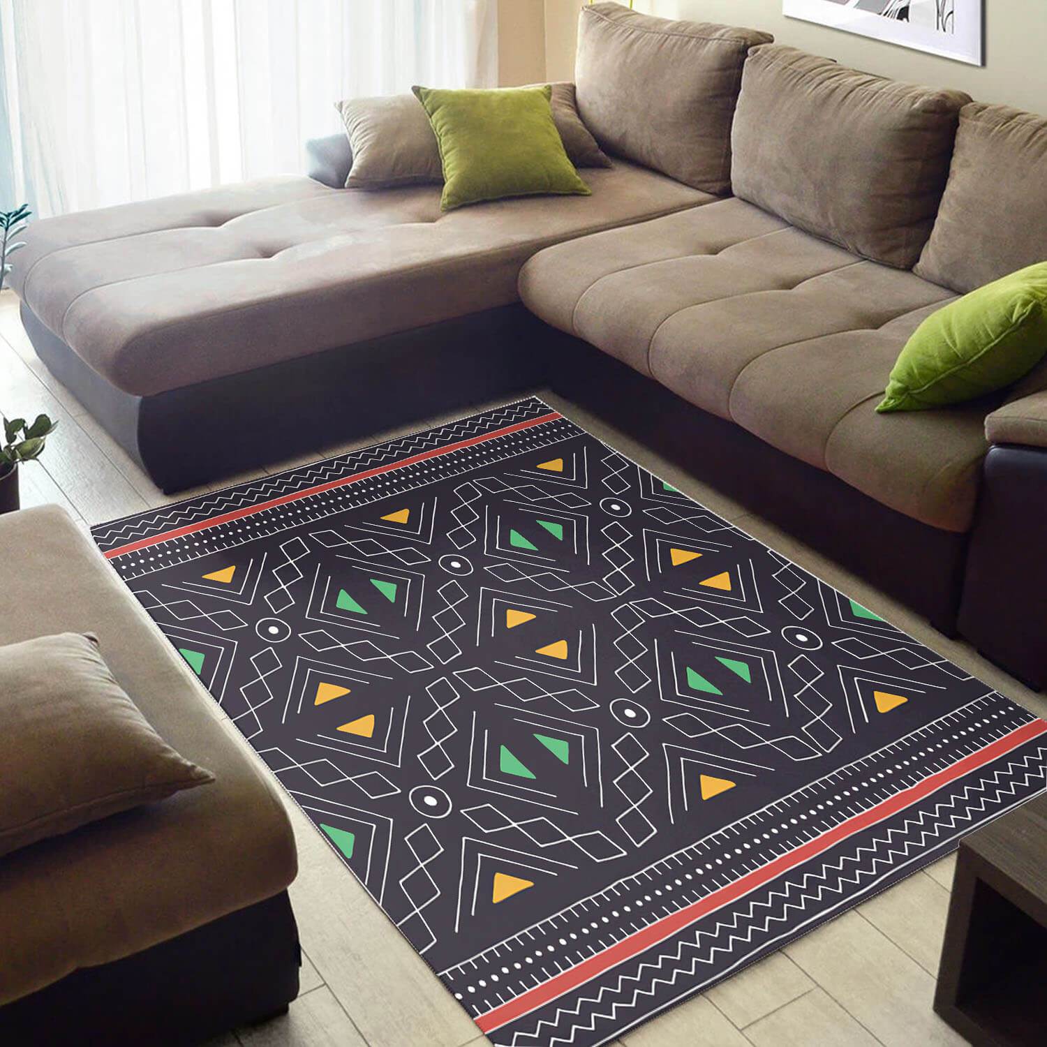 Nice African Cool Afro American Ethnic Seamless Pattern Themed Inspired Living Room Rug 1 Nice African Cool Afro American Ethnic Seamless Pattern Themed Inspired Living Room Rug