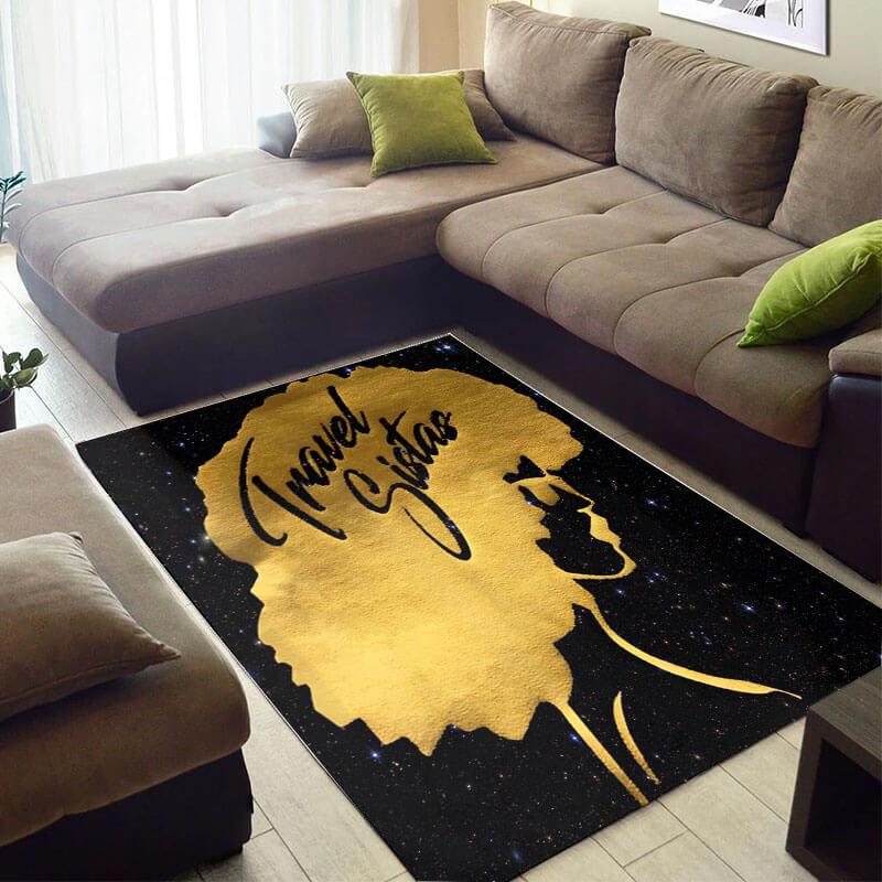 Nice African Cute Style Girl Travel Sistas Design Floor Inspired Home Rug 3 Nice African Cute Style Girl Travel Sistas Design Floor Inspired Home Rug