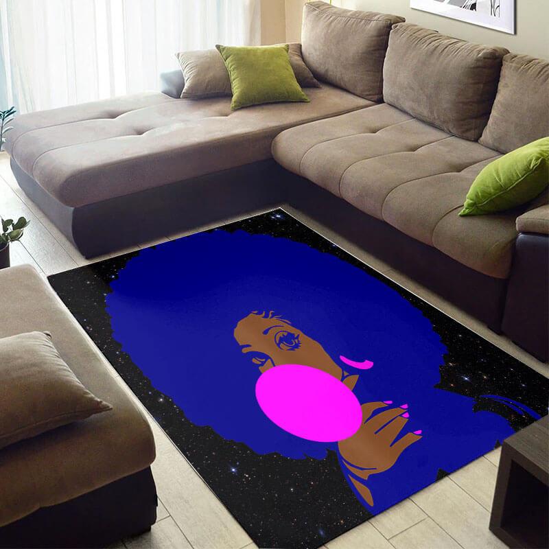 Nice African Cute Style Melanin Girl Carpet Inspired Home Rug 1 Nice African Cute Style Melanin Girl Carpet Inspired Home Rug