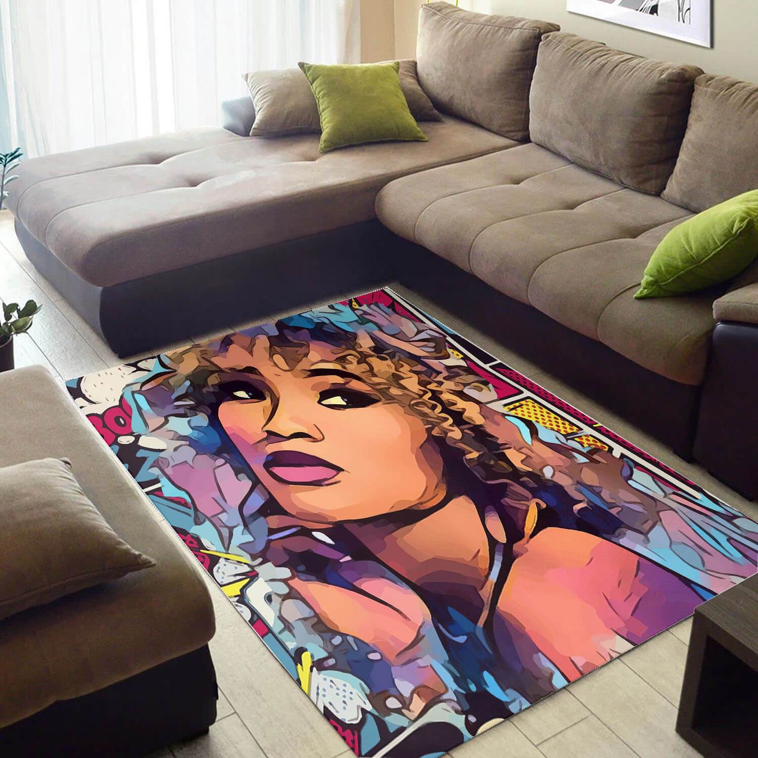 Nice African Fancy Afro American Black Queen Design Floor Carpet Style Rug 4 Nice African Fancy Afro American Black Queen Design Floor Carpet Style Rug