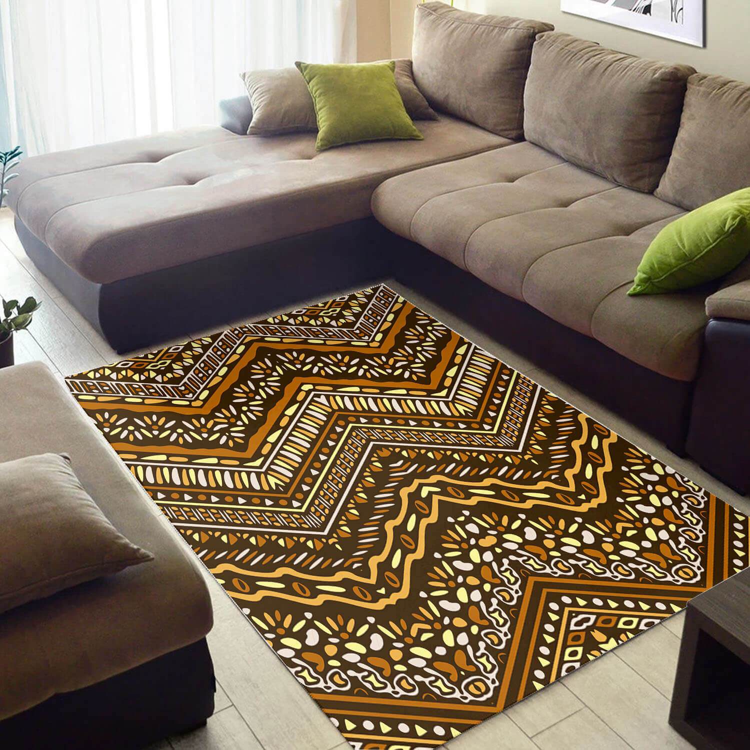 Nice African Holiday Afrocentric Art Style Area Room Rug 1 Nice African Holiday Afrocentric Art Style Area Room Rug
