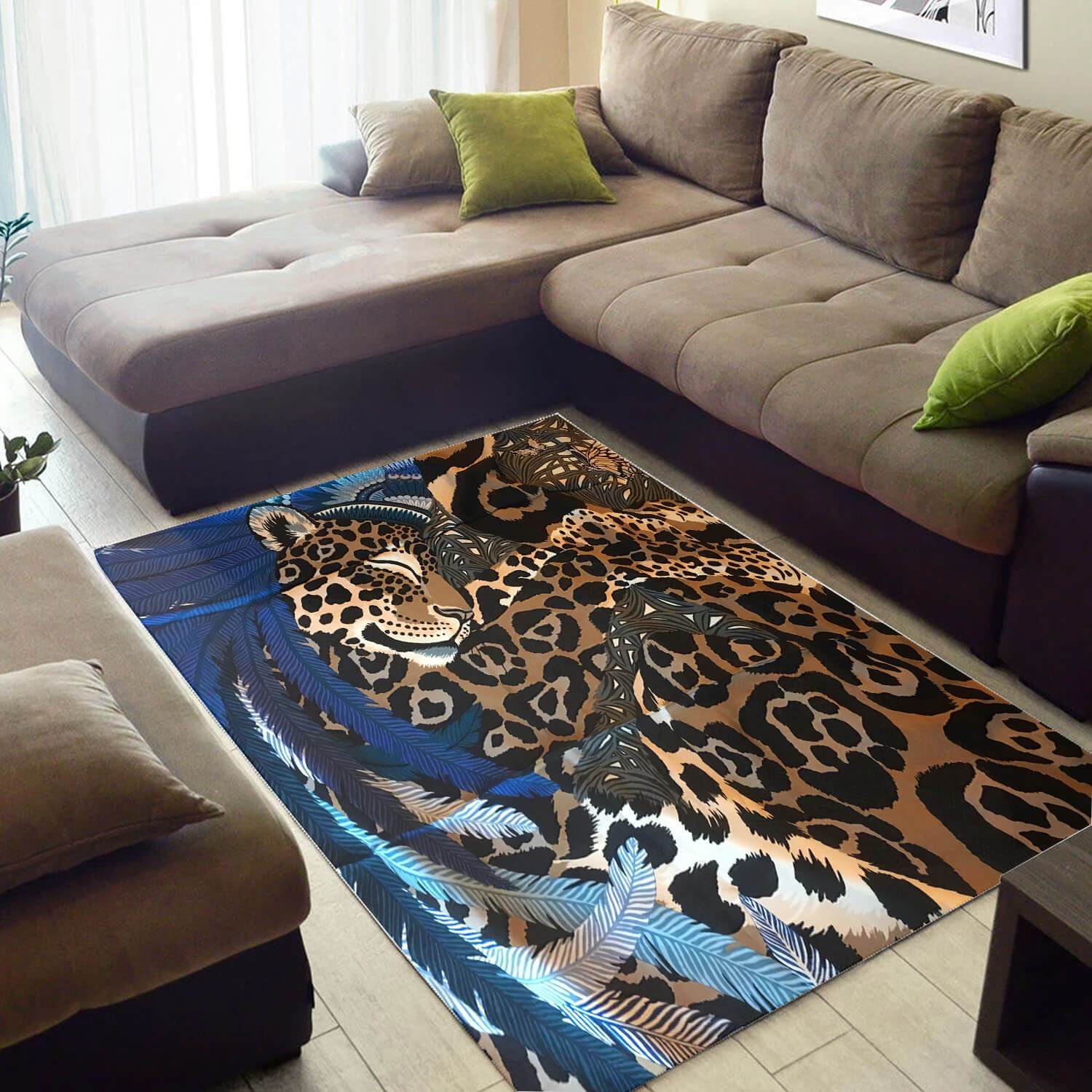 Nice African Style Attractive Natural Hair Animals Large Living Room Rug 1 Nice African Style Attractive Natural Hair Animals Large Living Room Rug