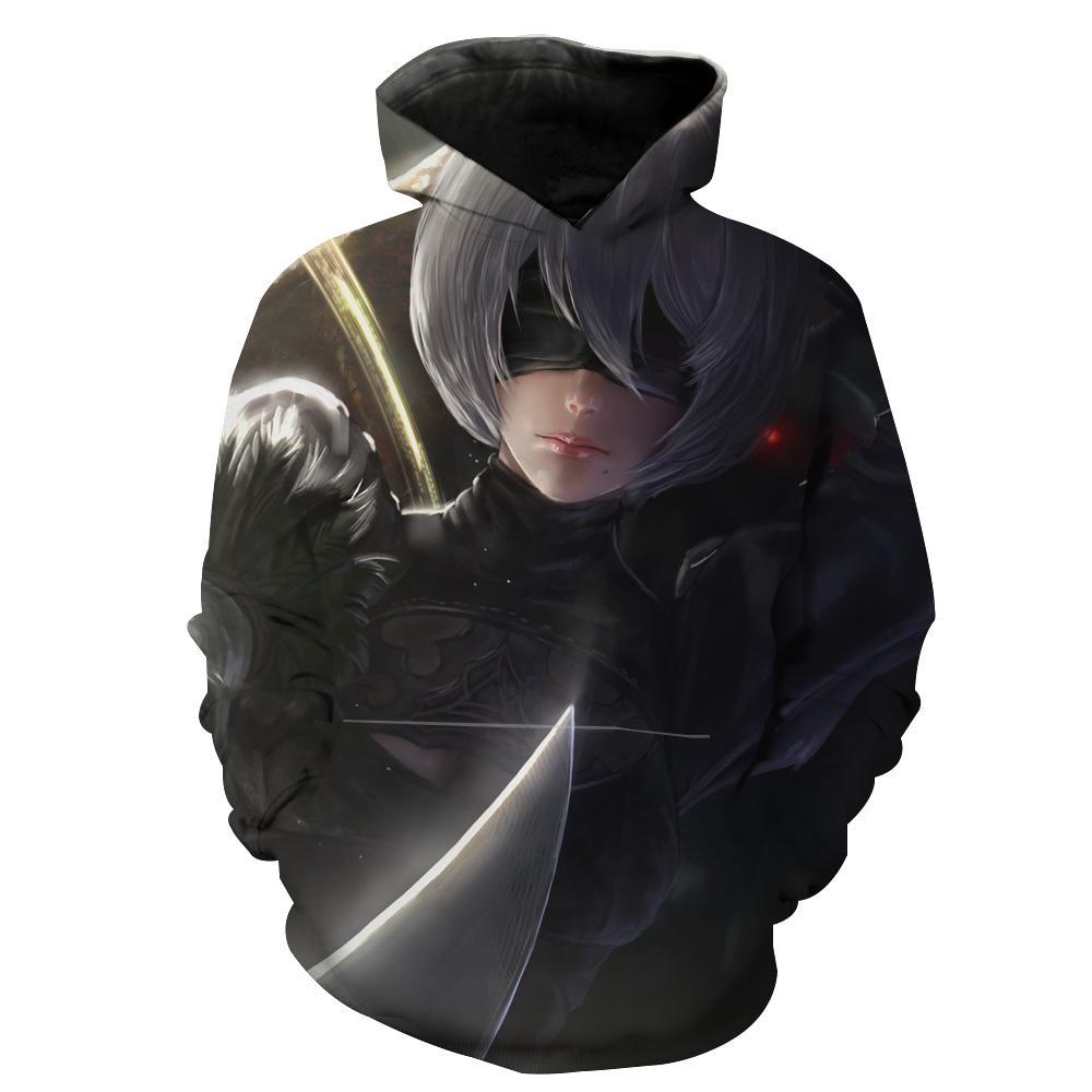 Nier Sword Video Game Hoodie 3D