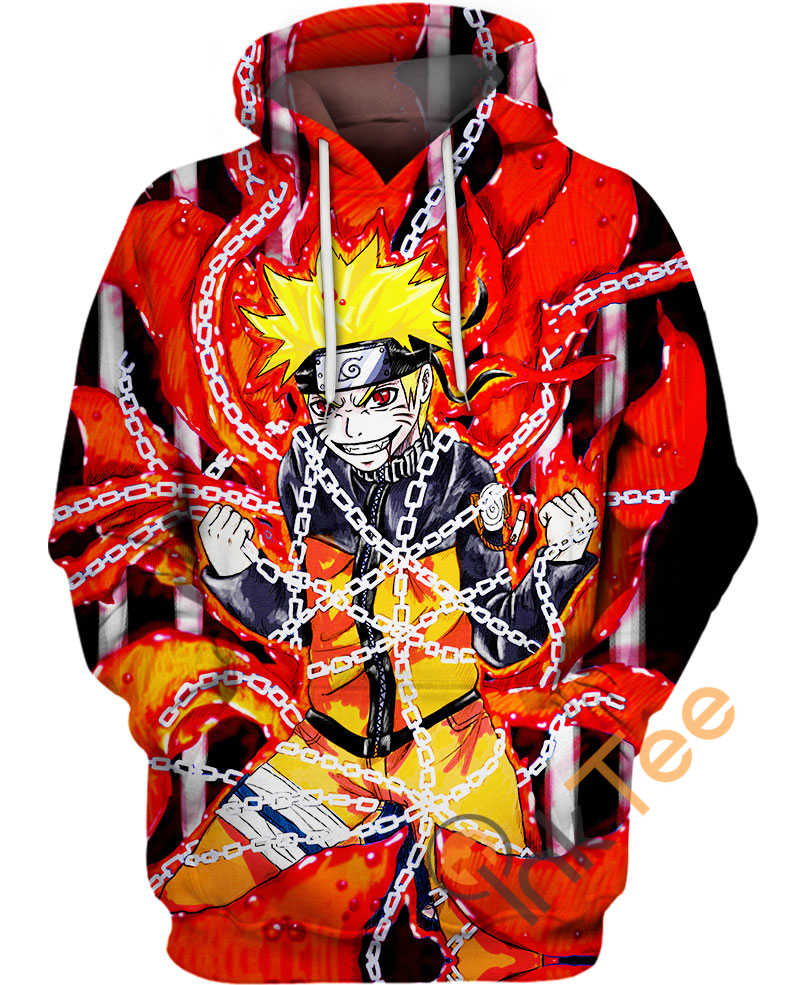 Nine Tailed Ninja Naruto Hoodie 3D