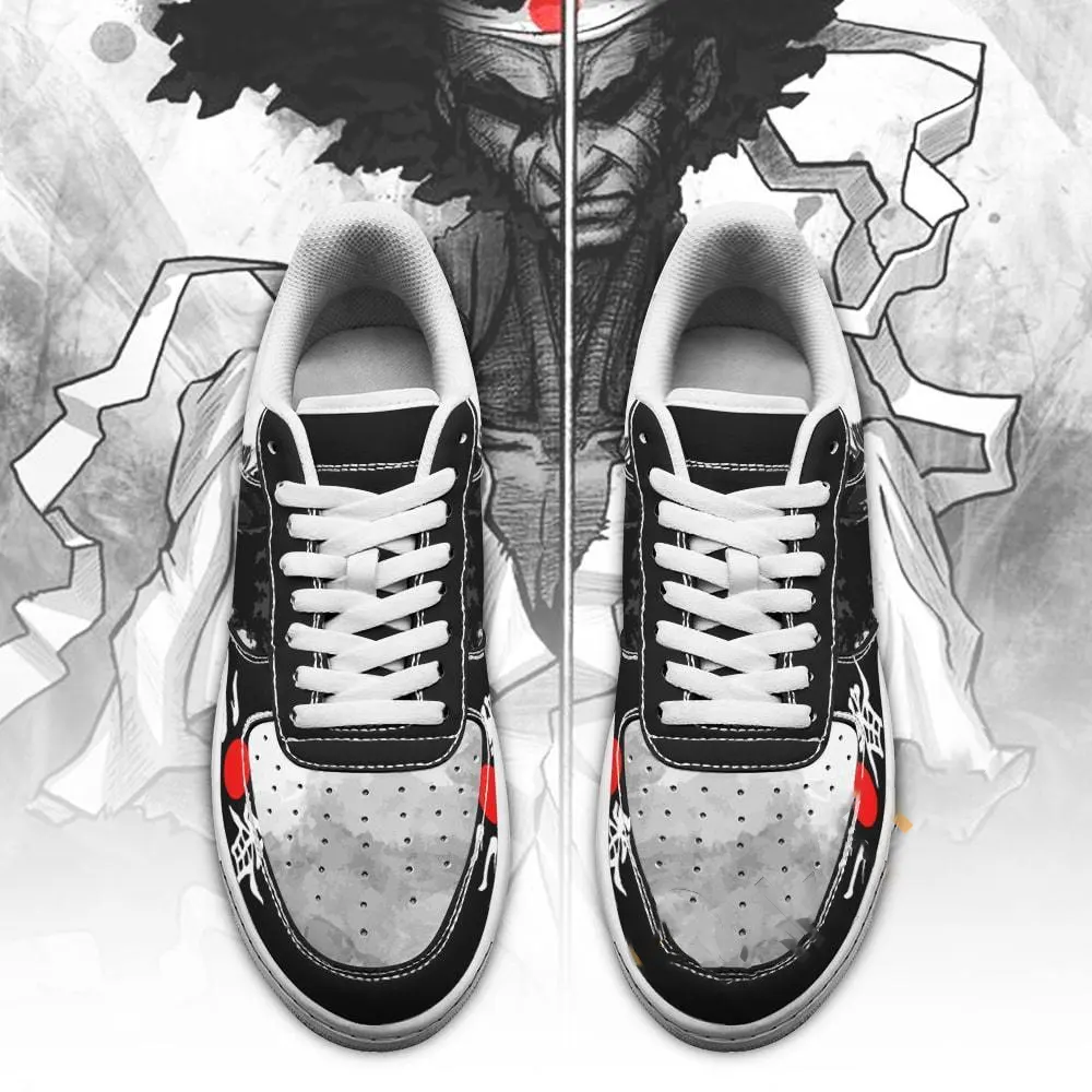 Ninja Afro Samurai Anime Fan Gift Idea Nike Air Force Shoes
