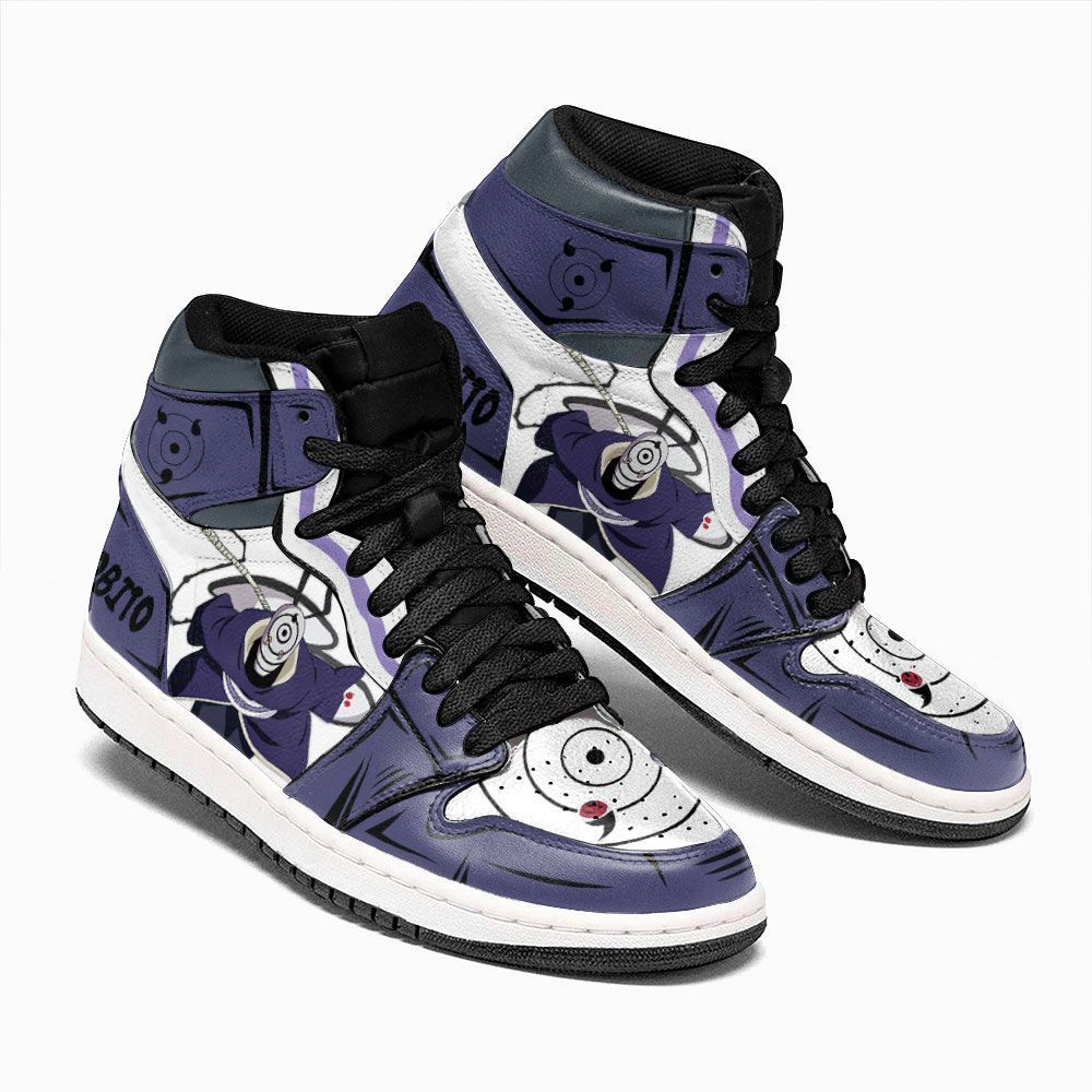 Ninja Obito Naruto Custom Anime Air Jordan Shoes