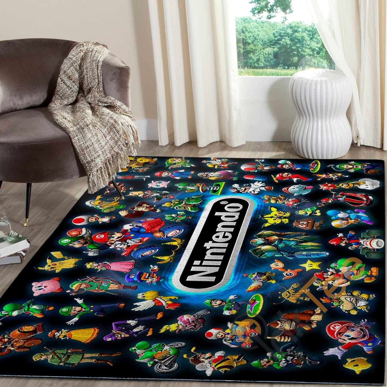 Nintendo Gamer Area Rug 1 Nintendo Gamer Area Rug
