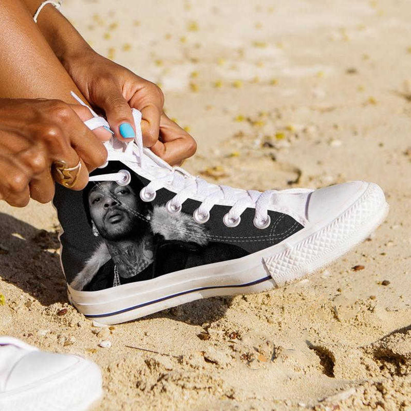 Nipsey Hussle Custom Music High Top Shoes