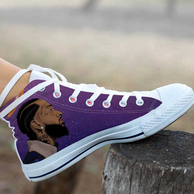 Nipsey Hussle Custom Music High Top Shoes