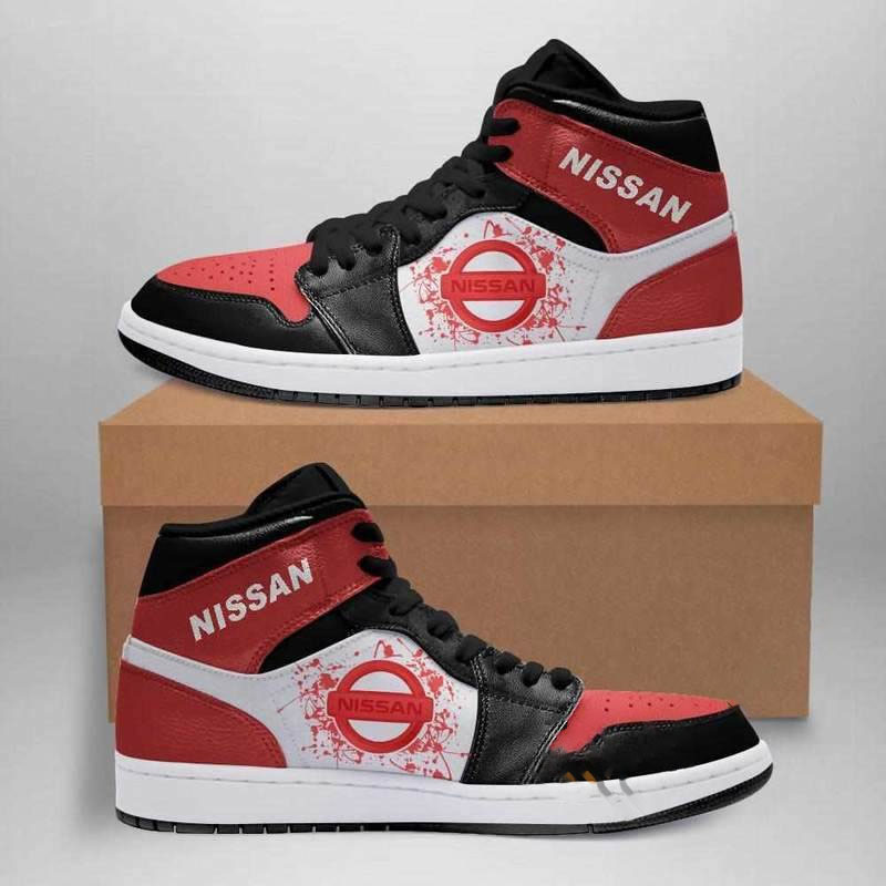 Nissan Automobile Car Custom Air Jordan Shoes