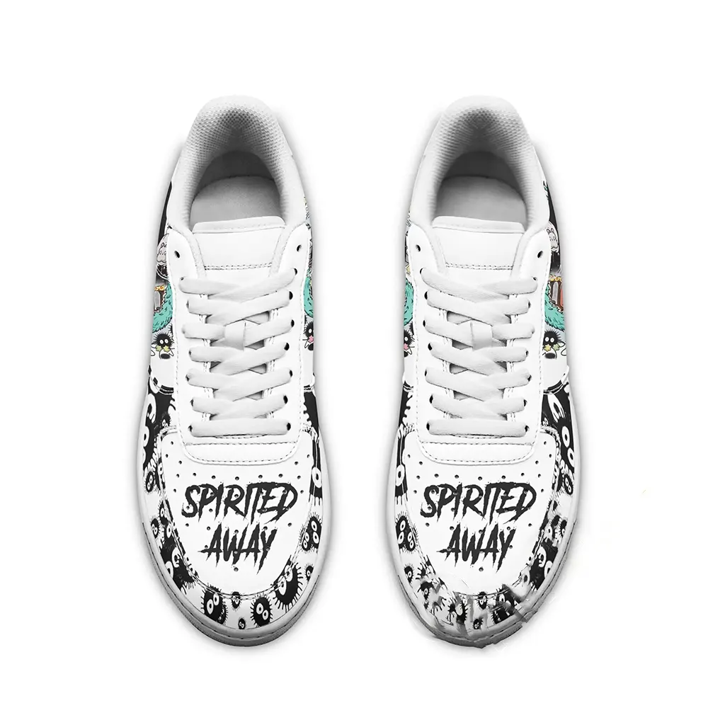 No Face Chihiro Spirited Away Anime Fan Gift Nike Air Force Shoes 7 No Face Chihiro Spirited Away Anime Fan Gift Nike Air Force Shoes