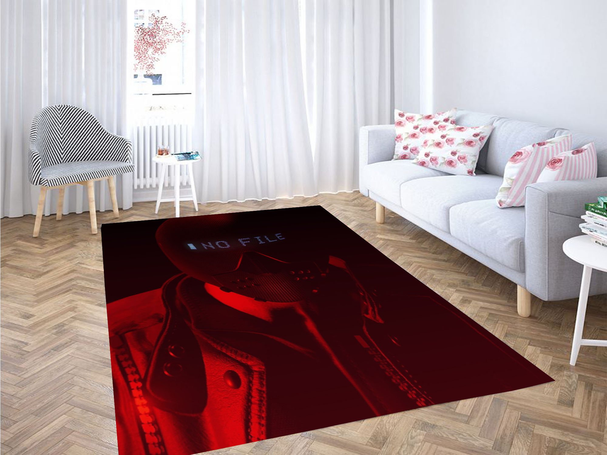 No File Red Watch Dogs Carpet Rug 1 No File Red Watch Dogs Carpet Rug