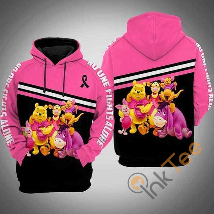 No One Fight Alone Winnie The Pooh Eeyore Tigger Br East Cancer Hoodie 3d 1 No One Fight Alone Winnie The Pooh Eeyore Tigger Br East Cancer Hoodie 3d