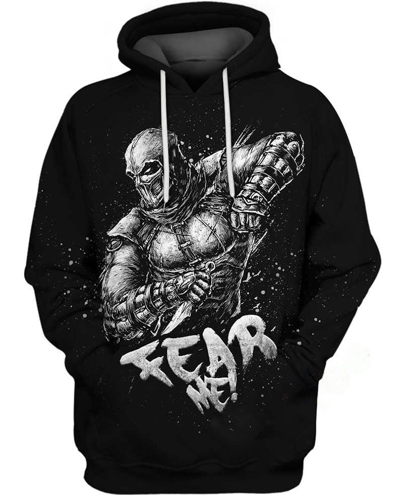 Noob Saibot Hoodie 3D 5 Noob Saibot Hoodie 3D