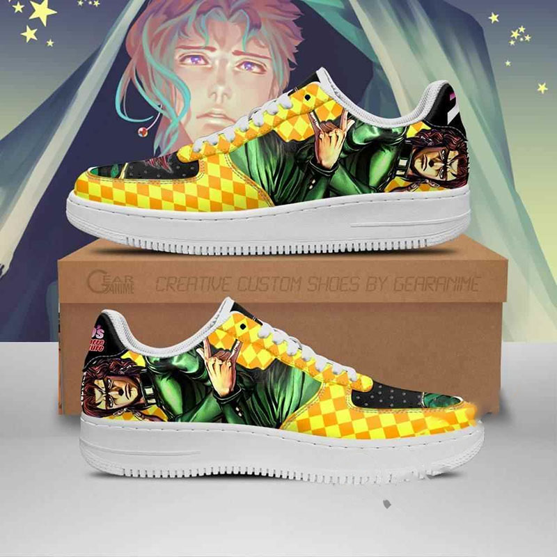 Noriaki Kakyoin Jojo Anime Nike Air Force Shoes