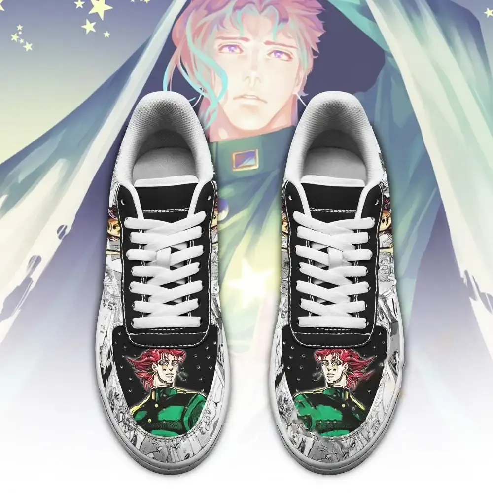 Noriaki Kakyoin Manga Style Jojo’s Anime Fan Gift Amazon Nike Air Force Shoes