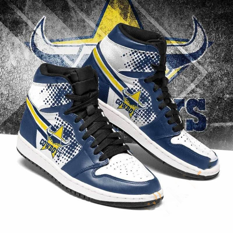 North Queensland Cowboys Nrl Custom Air Jordan Shoes