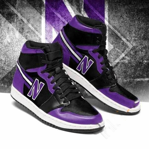 Northwestern Wildcats Ncaa Custom Air Jordan Shoes