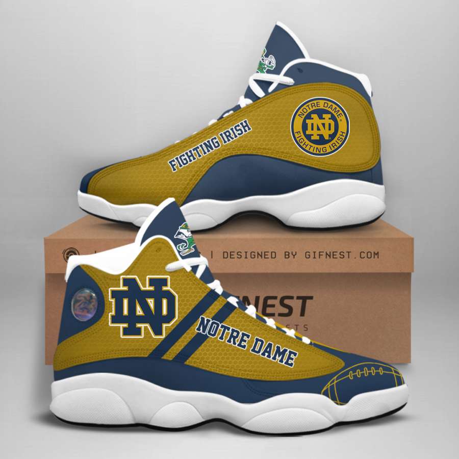 Notre Dame Fighting Irish Custom Air Jordan Shoes