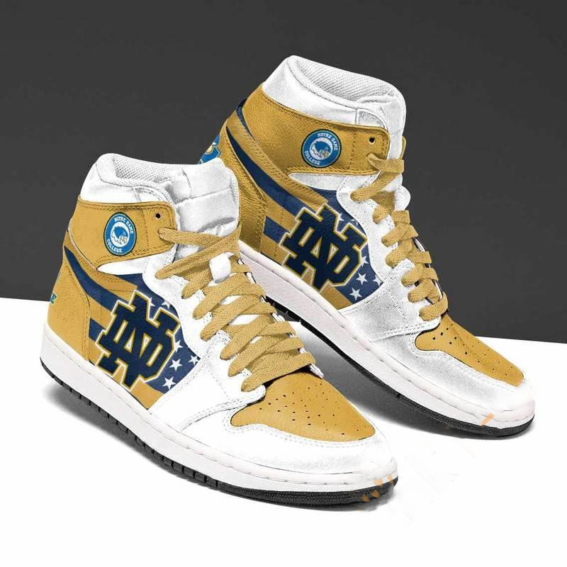 Notre Dame Fighting Irish Football Custom Air Jordan Shoes