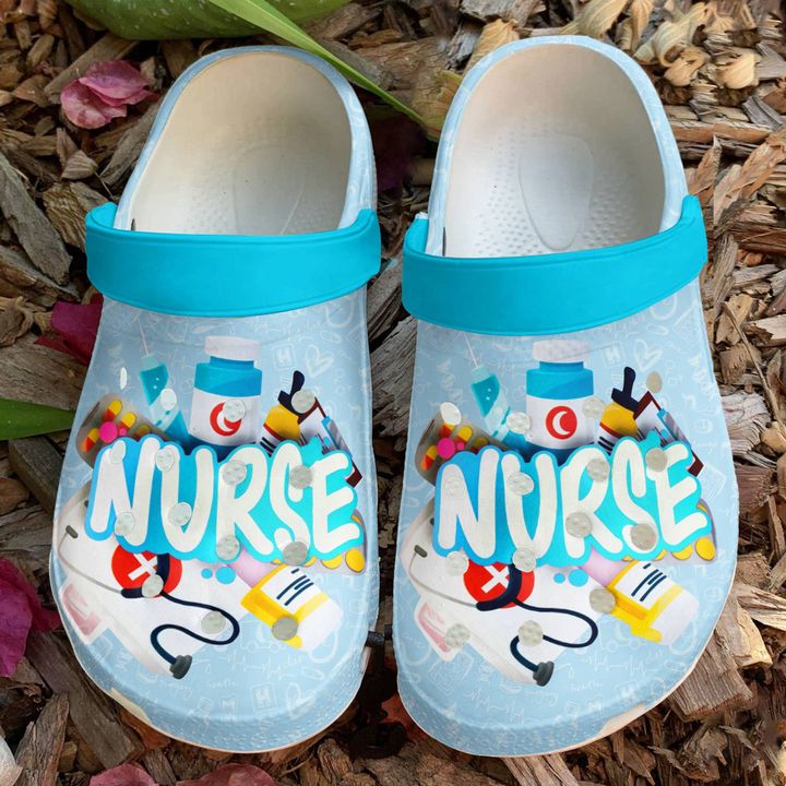 Nurse In Colors Crocs Clog Shoes 1 Nurse In Colors Crocs Clog Shoes