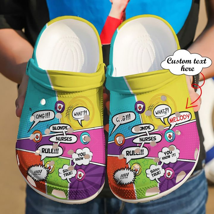 Nurse Personalized Rules Crocs Clog Shoes