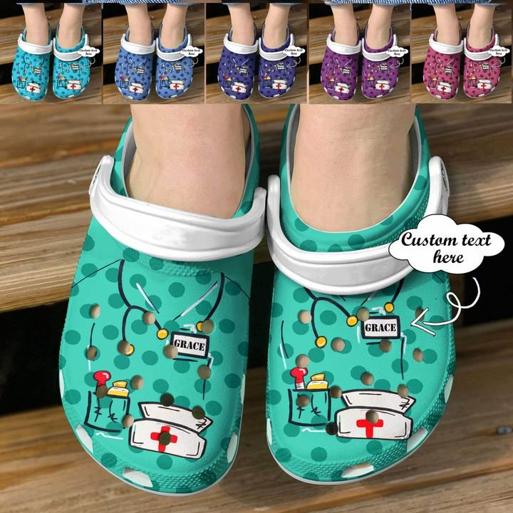 Nurse Personalized Crocs Clog Shoes